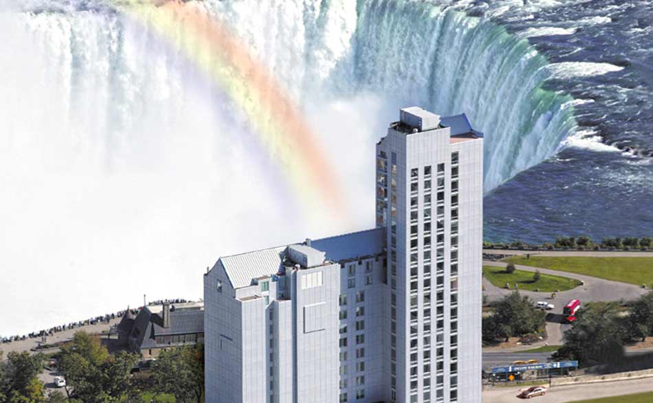 the oakes hotel overlooking the falls