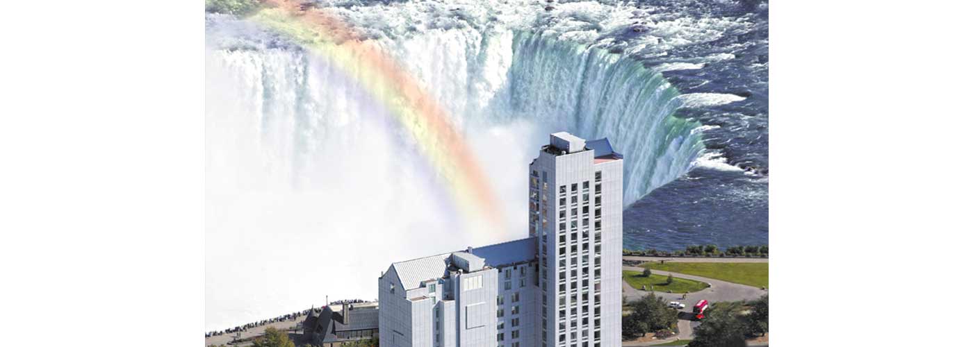 the all new oakes hotel overlooking the falls